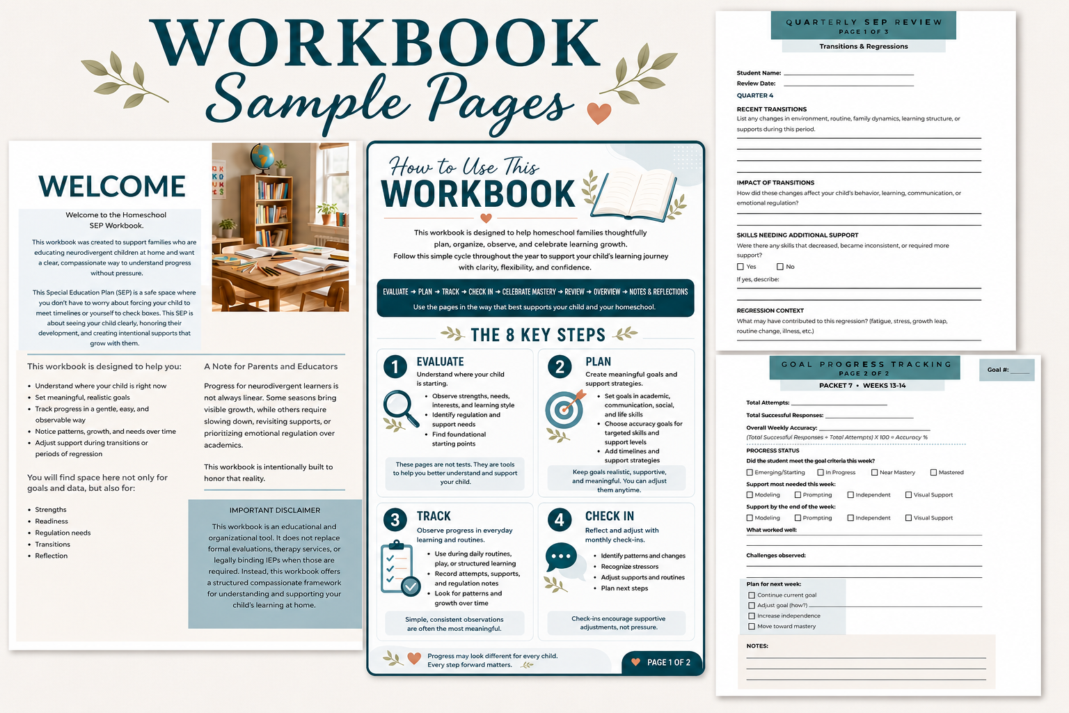Letters From Lev™ Special Education Plan (SEP) Workbook A Complete Guide to Confident Special Education at Home